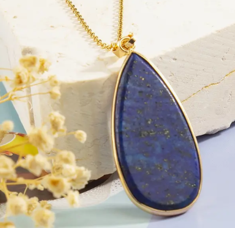 Lapis Lazuli Teardrop Necklace