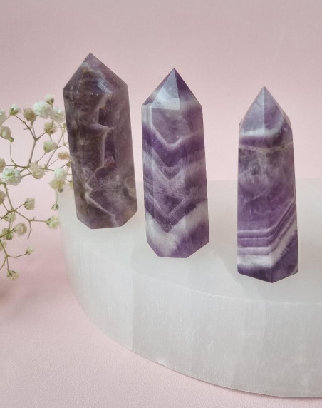 Natural Dream Amethyst Generator Tower