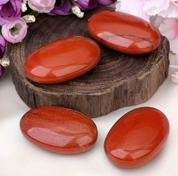 Red Jasper Palm Stone