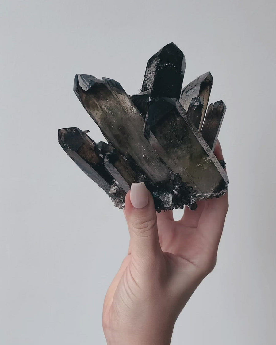 Smoky Quartz Cluster