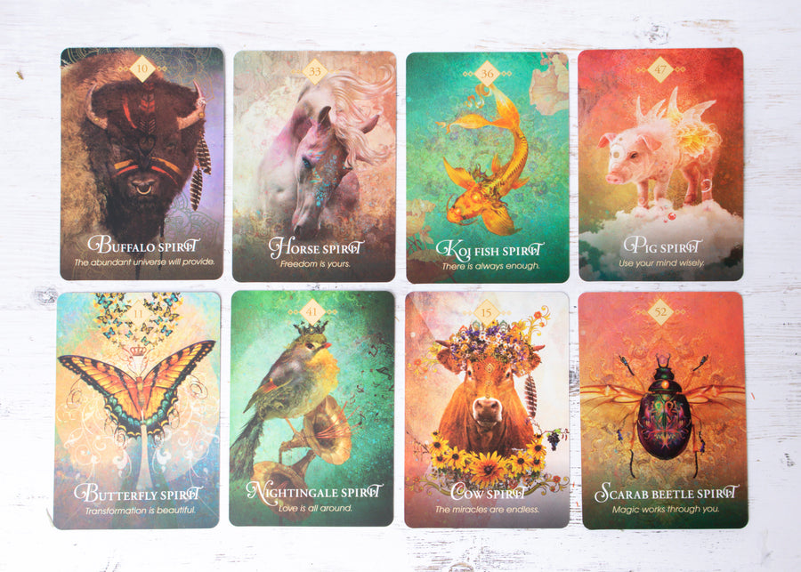The Spirit Animal Oracle Cards: 68 Card Deck and Guidebook